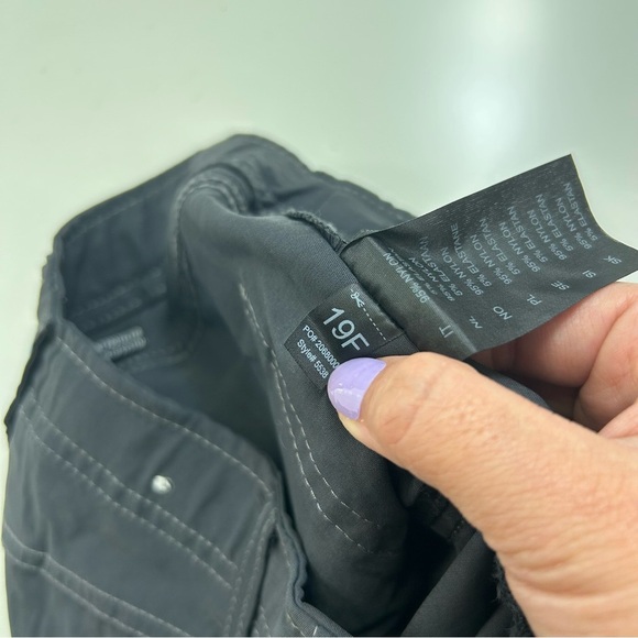 Kuhl Outdoor Renegade Recco Hiking Cargo Convertible Gray Pants Youth Small - Picture 8 of 14